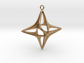 Christmas Star No.1 in Polished Brass