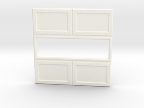 Paneled Wall 003 Passthrough in White Processed Versatile Plastic