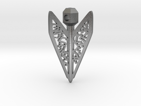 Bagani Artifact Pendant in Natural Silver