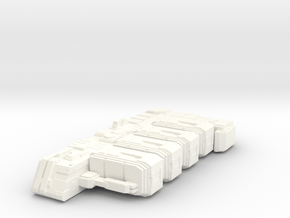 Space Cargo Ship Concept - Messenger in White Processed Versatile Plastic