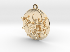 Happy Balance in 14k Gold Plated Brass