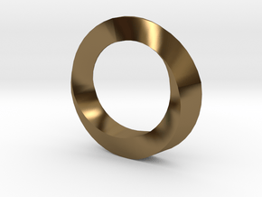Spiral Ring in Polished Bronze