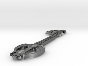 Oblivion Keyblade in Fine Detail Polished Silver