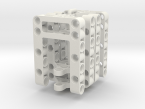 4 Piece Set Difframe 5x7x1+3 in White Natural Versatile Plastic