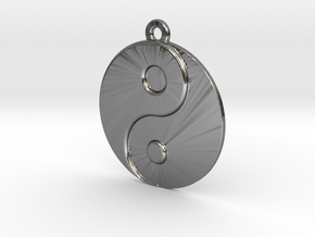 Balance Pendant in Polished Silver