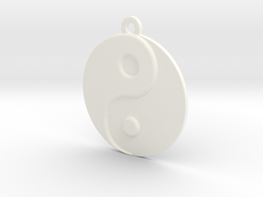 Balance Pendant in White Processed Versatile Plastic