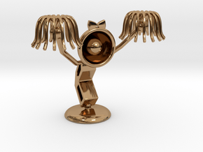 Lele as "CheerLeader" : "Let's Cheer up!" - DeskTo in Polished Brass