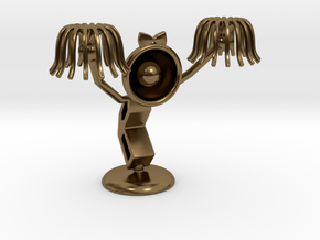 Lele as "CheerLeader" : "Let's Cheer up!" - DeskTo in Polished Bronze