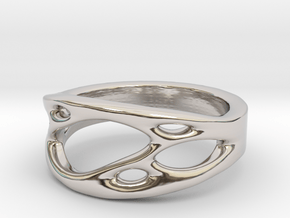 Frohr Design Ring Cell Cylcle in Platinum