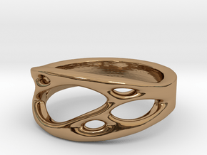 Frohr Design Ring Cell Cylcle in Polished Brass