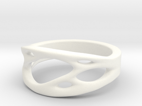 Frohr Design Ring Cell Cylcle in White Processed Versatile Plastic