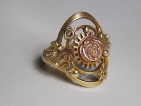 Botanika Mechanicum Ring SIZE 11 in Natural Brass