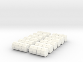 Tumbler V02 set of 12 in White Processed Versatile Plastic