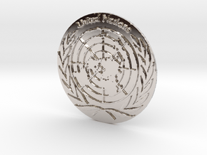 United Nations Logo Precious Metal Coin in Platinum