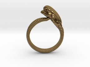 ChestBurster Ring Beta in Polished Bronze
