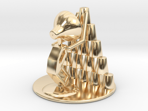 Juju "Playing with cups"  - DeskToys in 14K Yellow Gold