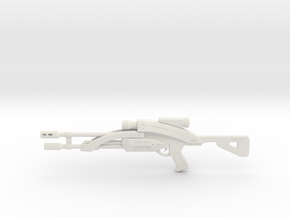 Mass Effect 1:6 M-92 Mantis Sniper Rifle in White Natural Versatile Plastic