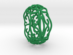 Ivy Ring in Green Processed Versatile Plastic