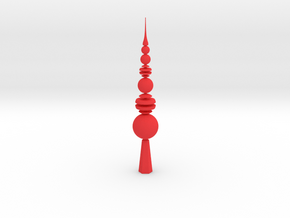 Christmas Tip in Red Processed Versatile Plastic