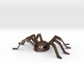  Spider Souvenir in Polished Bronze Steel