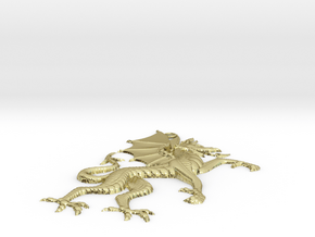 Dragon Pendant in 18k Gold