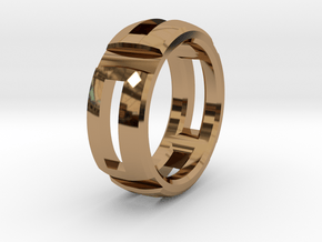 Ring in Polished Brass