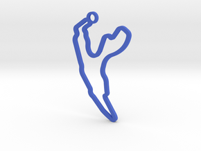 Circuit De Spa-Francorchamps "SPA" Key Chain in Blue Processed Versatile Plastic