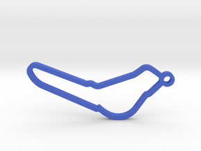 Autodromo Nazionale Monza Key Chain in Blue Processed Versatile Plastic