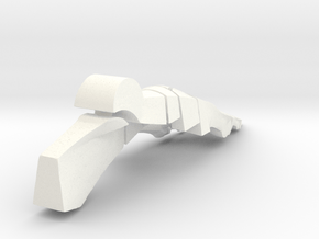 Planar Foot - 6 Inch in White Processed Versatile Plastic