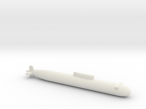 K-278 SSN, Full Hull, 1/1800 in White Natural Versatile Plastic