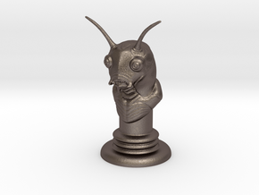Alien-07 in Polished Bronzed Silver Steel