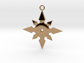Star Pendant (MK9) in Polished Brass