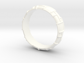 Ring Wedding in White Processed Versatile Plastic