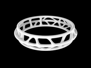 Vertebra Bracelet / Model VTB03 in White Processed Versatile Plastic