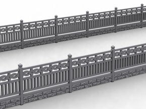 NBB06 Concrete barrier in Tan Fine Detail Plastic