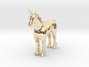 Unicorn in 14k Gold Plated Brass