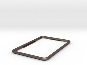 Replacement bezel for Fridge Optimizer in Polished Bronzed Silver Steel