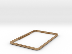 Replacement bezel for Fridge Optimizer in Polished Brass