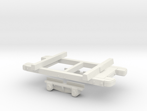 Gn15 sand hutton wagon chassis (1:27.5) for FUD in White Natural Versatile Plastic