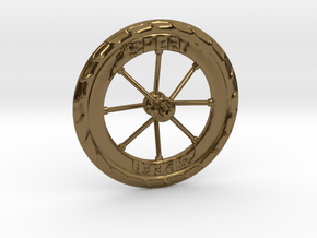 Pocket highway wheel set in Polished Bronze
