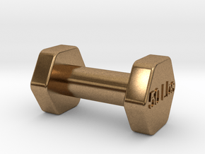 Monopoly Weight Custom piece in Natural Brass