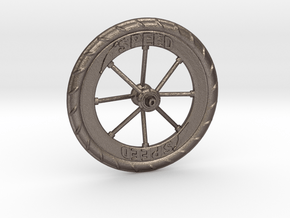 Pocket highway wheel set in Polished Bronzed Silver Steel