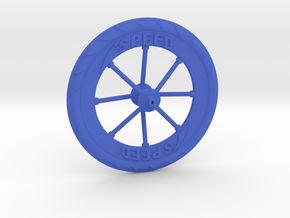 Pocket highway wheel set in Blue Processed Versatile Plastic