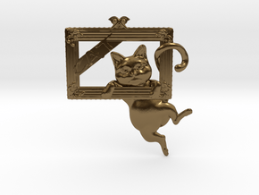 Mona Cat - Featured exclusive cat -Slight fat ver. in Polished Bronze