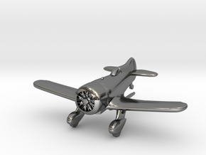 1:144 Gee Bee Model Z Racer Plane in Fine Detail Polished Silver