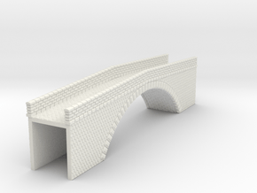 NPRT11 Road bridges over railway in White Natural Versatile Plastic