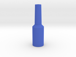 Tuba Mouthpiece Resistance Tool  in Blue Processed Versatile Plastic