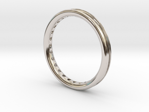 ring with diamonds in Platinum