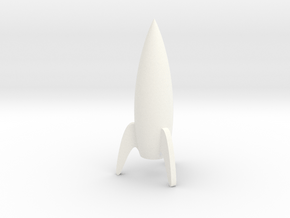Monopoly Spaceship Custum Piece in White Processed Versatile Plastic