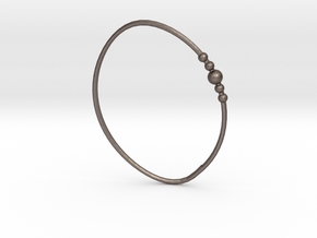 Tatiana Bracelet in Polished Bronzed Silver Steel